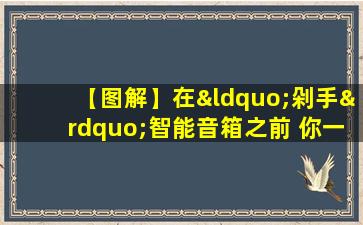 【图解】在“剁手”智能音箱之前 你一定要先看看这篇